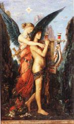 Gustave Moreau Hesiod and the Muse Norge oil painting art
